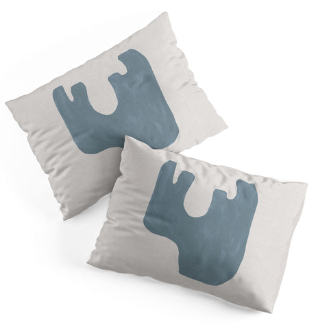 Orara Studio Mid Century Blue IV Pillow Shams