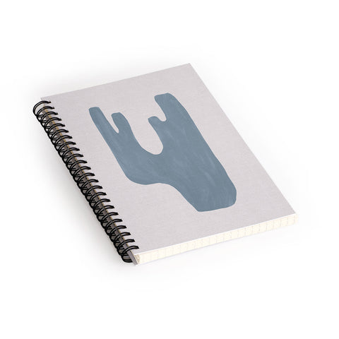 Orara Studio Mid Century Blue IV Spiral Notebook