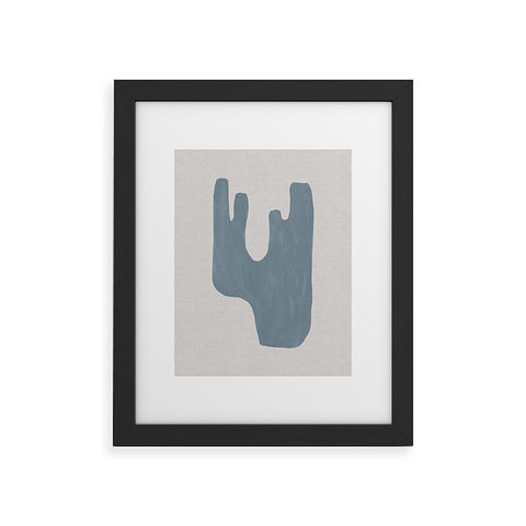 Orara Studio Mid Century Blue IV Framed Art Print