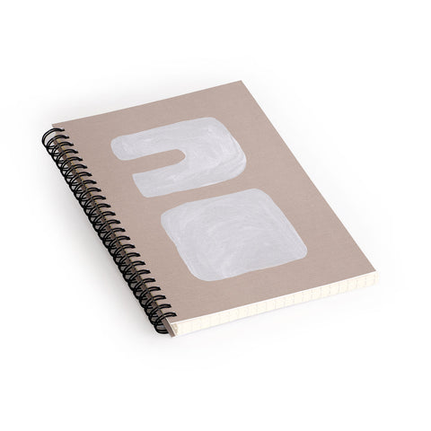Orara Studio Mid Century Brown III Spiral Notebook