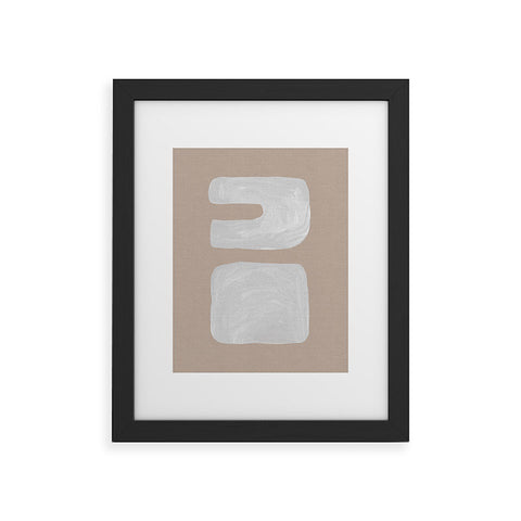 Orara Studio Mid Century Brown III Framed Art Print