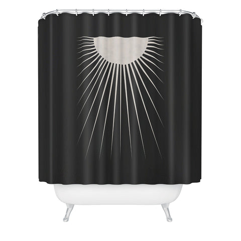 Orara Studio Minimal Moon Shower Curtain