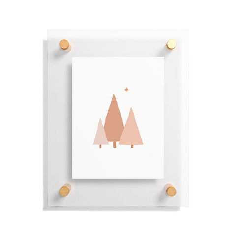 Orara Studio Minimal Trees Floating Acrylic Print