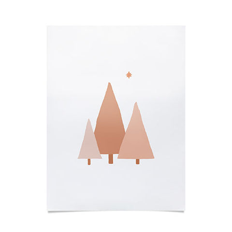 Orara Studio Minimal Trees Poster