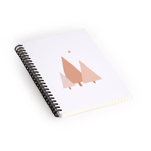 Orara Studio Minimal Trees Spiral Notebook