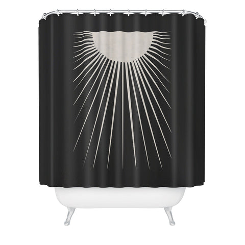 Orara Studio Minimalist Moon Shower Curtain