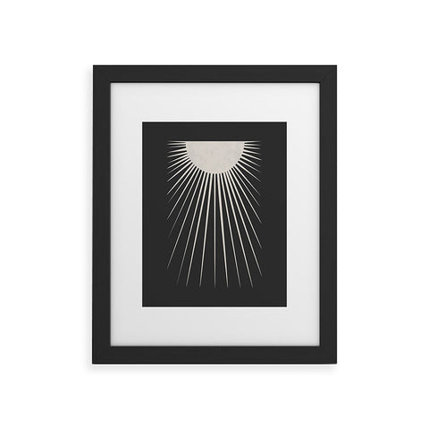 Orara Studio Minimalist Moon Framed Art Print