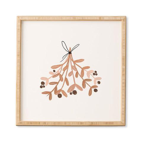 Orara Studio Mistletoe Illustration Framed Wall Art
