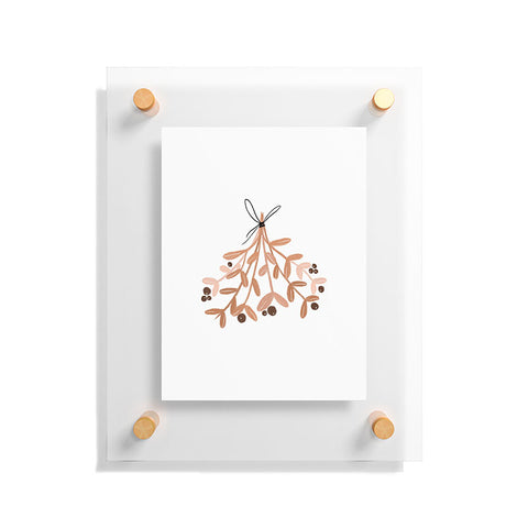 Orara Studio Mistletoe Illustration Floating Acrylic Print