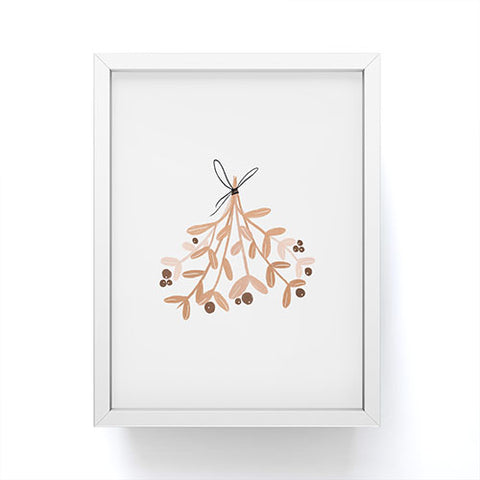 Orara Studio Mistletoe Illustration Framed Mini Art Print