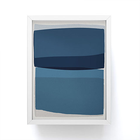 Orara Studio Modern Blue Framed Mini Art Print
