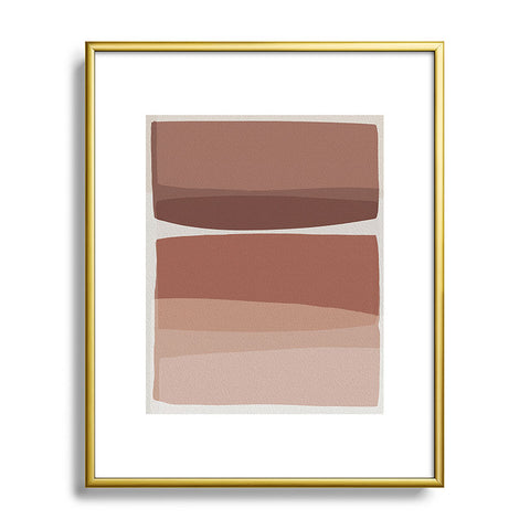 Orara Studio Modern Blush Metal Framed Art Print