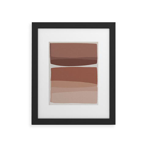 Orara Studio Modern Blush Framed Art Print