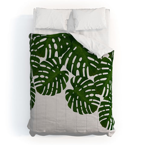 Orara Studio Monstera Leaf IV Comforter