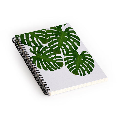 Orara Studio Monstera Leaf IV Spiral Notebook