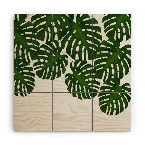 Orara Studio Monstera Leaf IV Wood Wall Mural