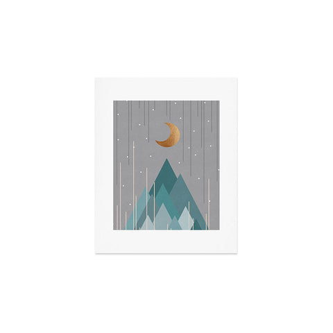 Orara Studio Moon And Mountains Art Print