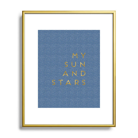 Orara Studio My Sun And Stars Metal Framed Art Print