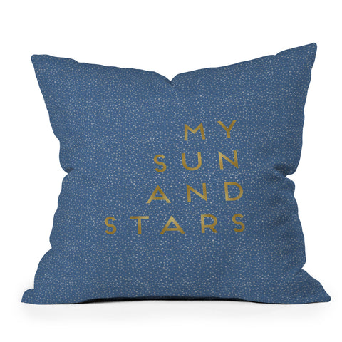 Orara Studio My Sun And Stars Throw Pillow