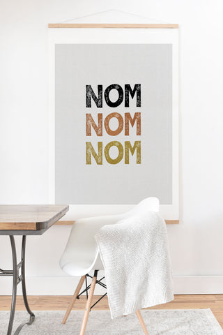 Orara Studio Nom Nom Nom Food Quote Art Print And Hanger