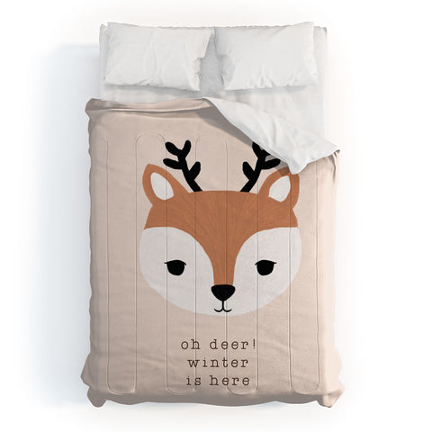 Orara Studio Oh Deer Winter Is Here II Comforter