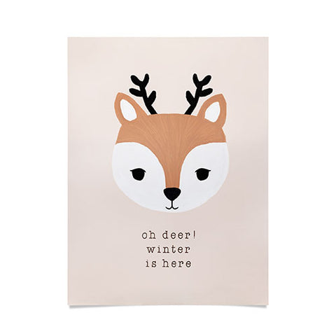 Orara Studio Oh Deer Winter Is Here II Poster