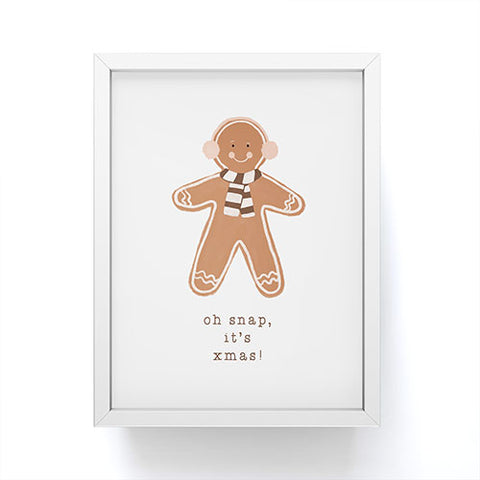 Orara Studio Oh Snap It Is Xmas Framed Mini Art Print