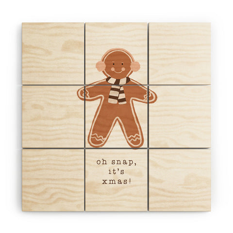 Orara Studio Oh Snap It Is Xmas Wood Wall Mural