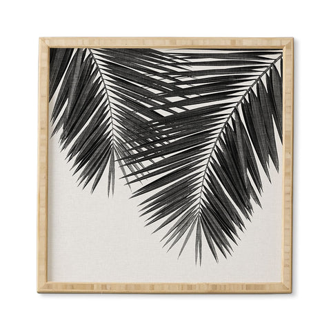 Orara Studio Palm Leaf Black and White II Framed Wall Art