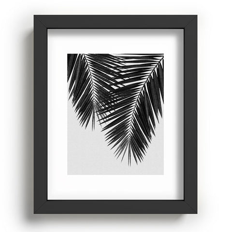 Orara Studio Palm Leaf Black and White II Recessed Framing Rectangle