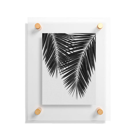 Orara Studio Palm Leaf Black and White II Floating Acrylic Print