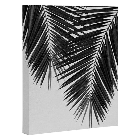 Orara Studio Palm Leaf Black and White II Art Canvas