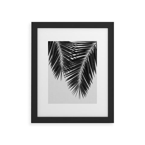 Orara Studio Palm Leaf Black and White II Framed Art Print