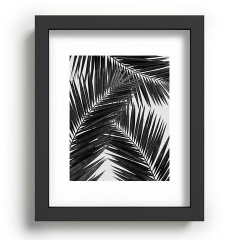 Orara Studio Palm Leaf Black and White III Recessed Framing Rectangle