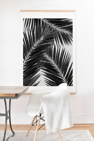 Orara Studio Palm Leaf Black and White III Art Print And Hanger