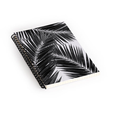 Orara Studio Palm Leaf Black and White III Spiral Notebook