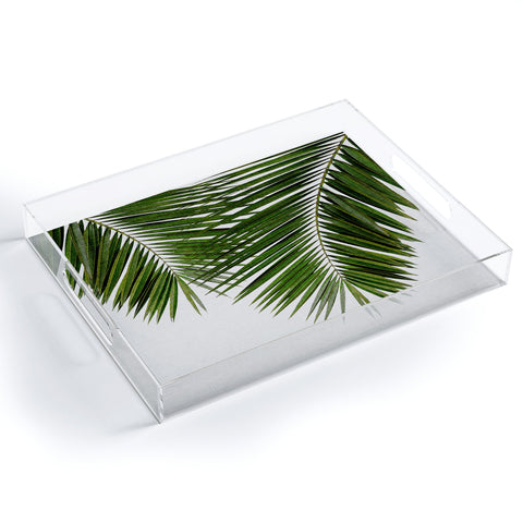 Orara Studio Palm Leaf II Acrylic Tray