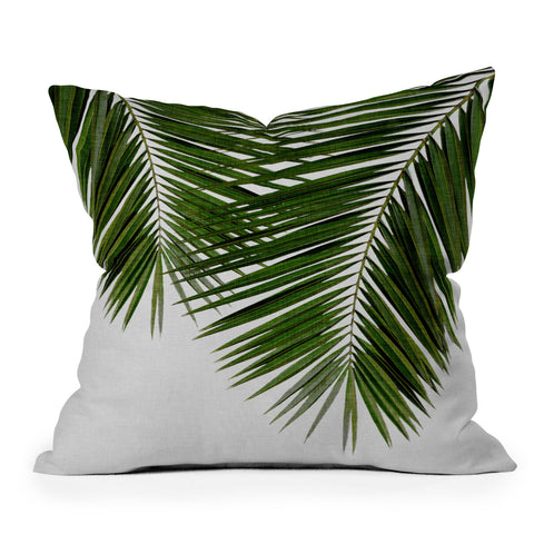Orara Studio Palm Leaf II Throw Pillow