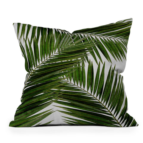 Orara Studio Palm Leaf III Throw Pillow