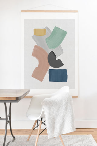 Orara Studio PasteI Paint Blocks Art Print And Hanger