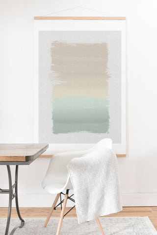 Orara Studio Pastel Abstract Art Print And Hanger