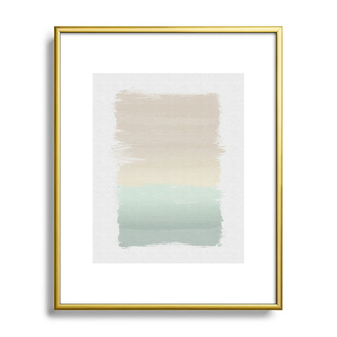Orara Studio Pastel Abstract Metal Framed Art Print
