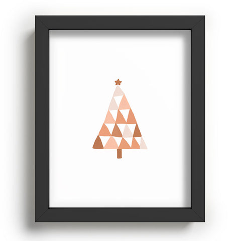 Orara Studio Pastel Christmas Tree Recessed Framing Rectangle