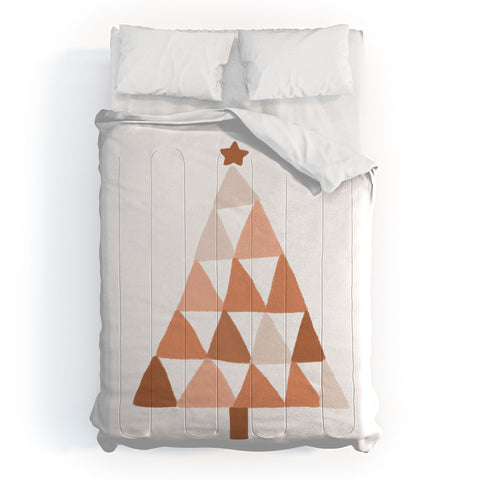 Orara Studio Pastel Christmas Tree Comforter