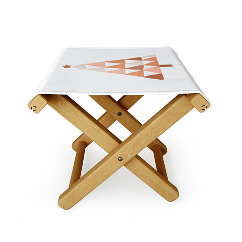 Orara Studio Pastel Christmas Tree Folding Stool