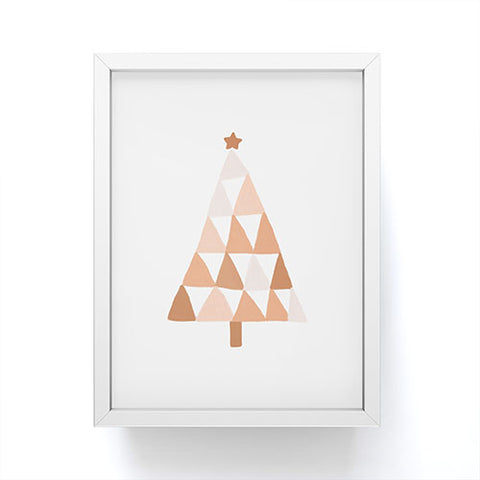 Orara Studio Pastel Christmas Tree Framed Mini Art Print