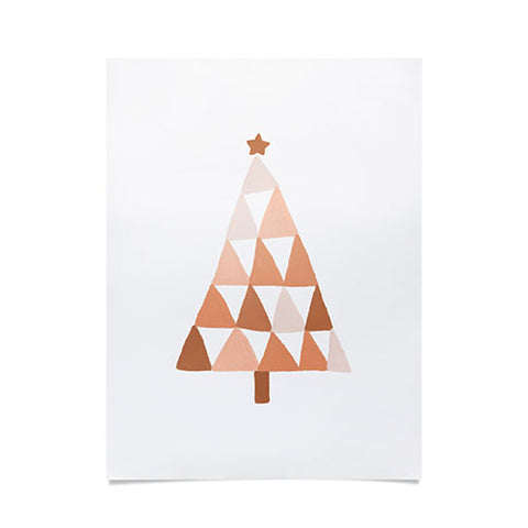 Orara Studio Pastel Christmas Tree Poster