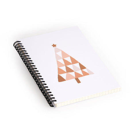 Orara Studio Pastel Christmas Tree Spiral Notebook