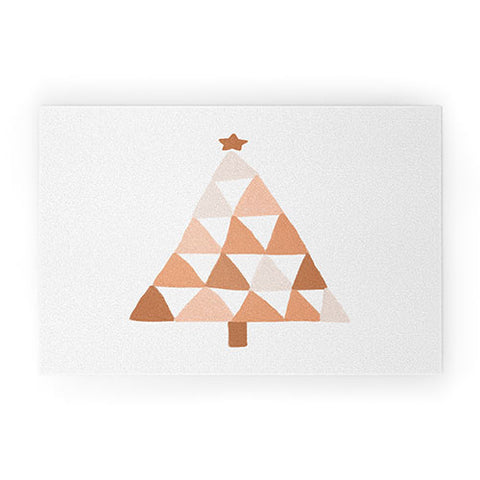 Orara Studio Pastel Christmas Tree Welcome Mat