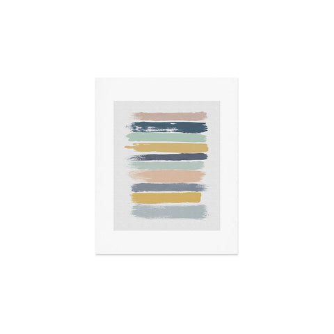 Orara Studio Pastel Stripes Art Print